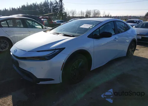 2025 Toyota Prius Le z USA, uszkodzony, nr VIN JTDACAAU2S3060575